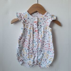 Floral Print Kids Romper